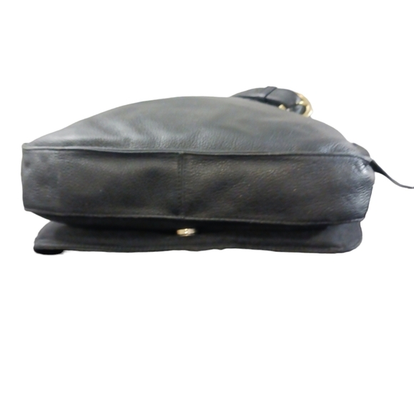 JP OERSE & Cie Black Leather Messenger Shoulder Bag - Picture 4 of 10